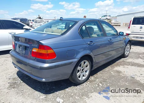 2004 BMW 325I из США, поврежденный, VIN WBAET374X4NJ81735